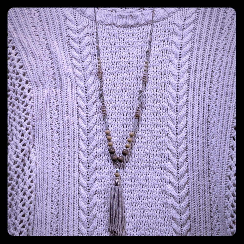 LOFT Mala Tassel Necklace